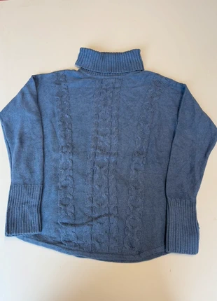 Blauwe coltrui van l.l bean, merk: L.L. Bean, staat: Heel goed, maat: M / 38 / 10, € 17,00, € 18,55 inclusief Kopersbescherming