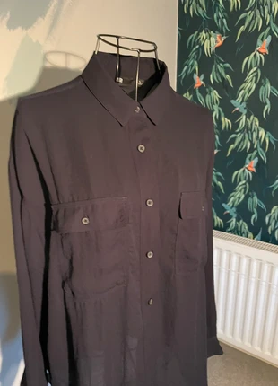 Size L navy blue Uniqlo blouse, brand: Uniqlo, condition: Very good, size: M / UK 12-14, £3.00, £3.85 includes Buyer Protection