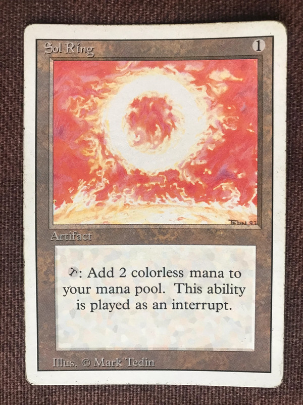 Sol Ring - Anello Solare - Revised - MTG Magic The Gathering 1