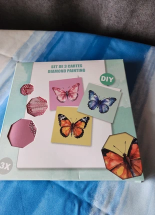 3 cartes avec enveloppes papillons en diamant painting Neuf, brand: Diamant, condition: New with tags, size: One size, €6.00, €7.00 includes Buyer Protection