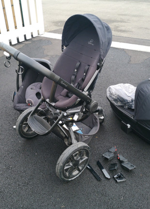 Poussette shop combiné quinny