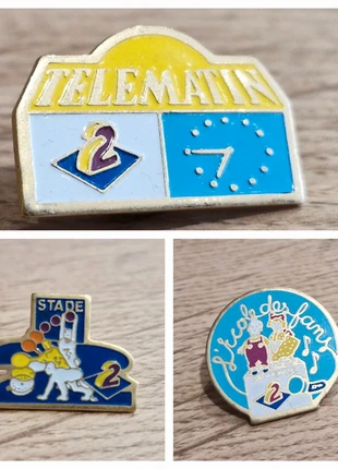 Lot pins antenne 2, état: Très bon état, 5,00 €, 5,95 € Protection acheteurs incluse