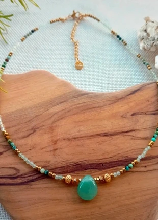 Collier pierres naturelles, marque: Pierre, état: Très bon état, 17,95 €, 19,55 € Protection acheteurs incluse