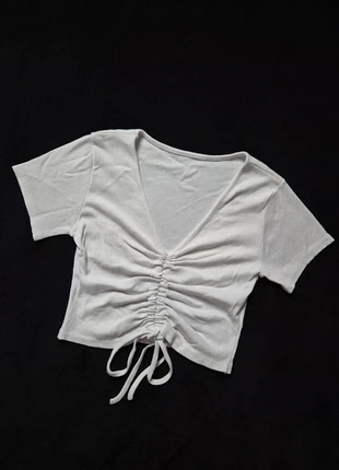 Top court blanc, état: Très bon état, taille: S / 36 / 8, 3,00 €, 3,85 € Protection acheteurs incluse