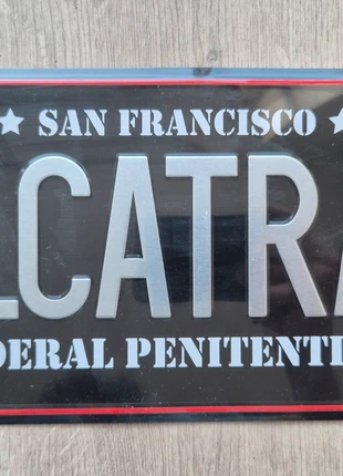 Mooie San Francisco Alcatraz plaat voor in de mancave, staat: Nieuw zonder prijskaartje, € 5,00, € 5,95 inclusief Kopersbescherming
