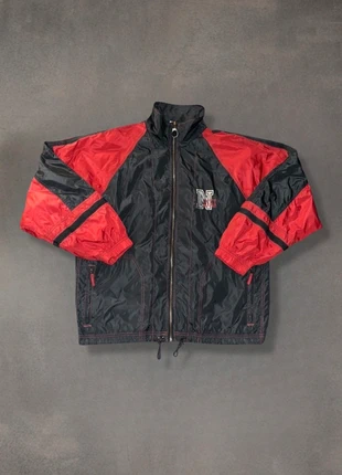 Nike vintage Jacke College Bomber leichte jacke L XL schwarz rot 90s 80s y2k og , marque: Nike, état: Très bon état, taille: L, 99,90 €, 105,60 € Protection acheteurs incluse