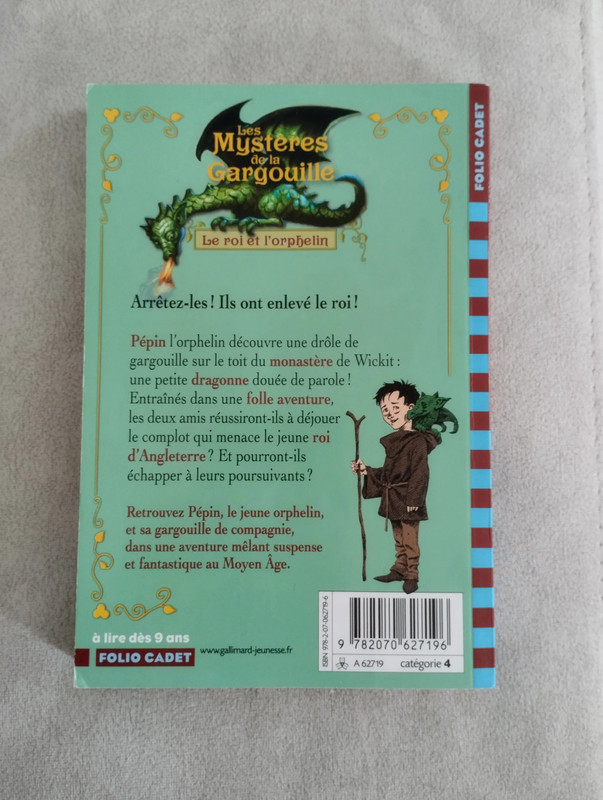 Livre : "Les Mystères de la Gargouille", Tome 1 : Le roi et l'orphelin 2