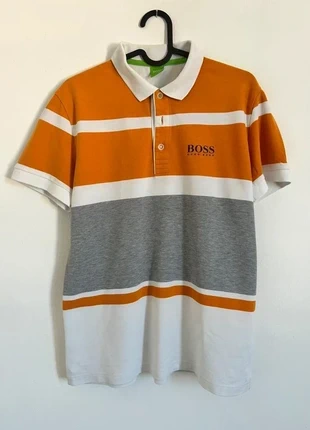 Polo Hugo Boss Orange, gris et blanc – Taille S, marque: Hugo Boss, état: Neuf sans étiquette, taille: S, 29,00 €, 31,15 € Protection acheteurs incluse