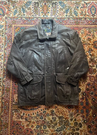 Vintage Real Lamb Leather Jacket, brand: Morena, condizioni: Ottime, taglia: L, €25.00, €26.95 include la Protezione acquisti