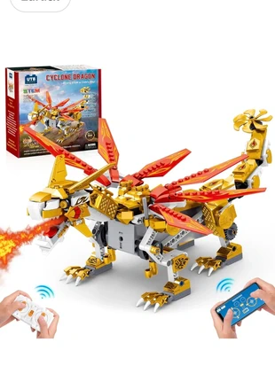 Klemmbausteine Drache wie Ninjago ferngesteuert elektrisch 512 Teile, merk: Amazon, staat: Nieuw zonder prijskaartje, maat: Universeel, € 25,00, € 26,95 inclusief Kopersbescherming