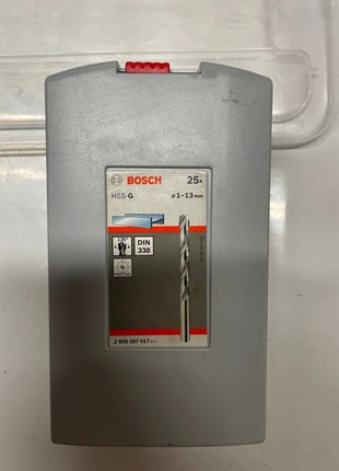 Coffret de forets Métal Foret torsadé Bosch HSS-G 1mm à 13mm, 25 pièces, marque: Bosch, état: Neuf avec étiquette, 95,00 €, 100,45 € Protection acheteurs incluse
