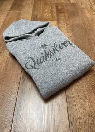 Pull à capuche Quiksilver gris Taille S, marque: Quiksilver, état: Très bon état, taille: S / 36 / 8, 8,00 €, 9,10 € Protection acheteurs incluse