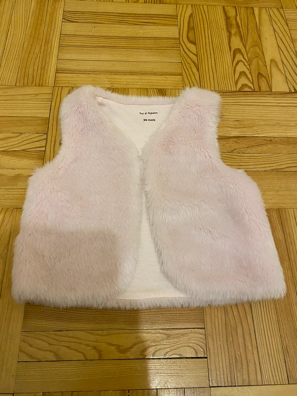 Boléro rose pâle
