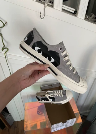 Converse comme des garçons CDG baskets basses low sapatilhas zapatillas gris black coeur heart 38, marca: Comme des Garçons, estado: Novo com etiquetas, tamanho: 38, €35.00, €37.45 inclui Proteção do Comprador Pro