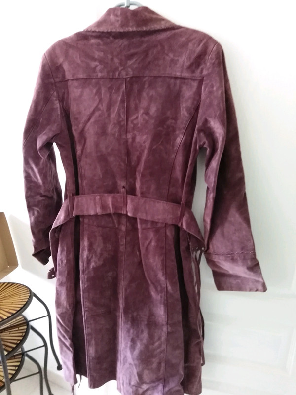 manteau violet morgan