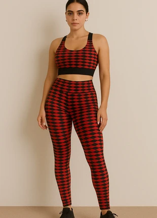 Ensemble de sport 2 pièces rouge et noir, marque: Shein, état: Neuf sans étiquette, taille: XL / 42 / 14, 10,00 €, 11,20 € Protection acheteurs incluse