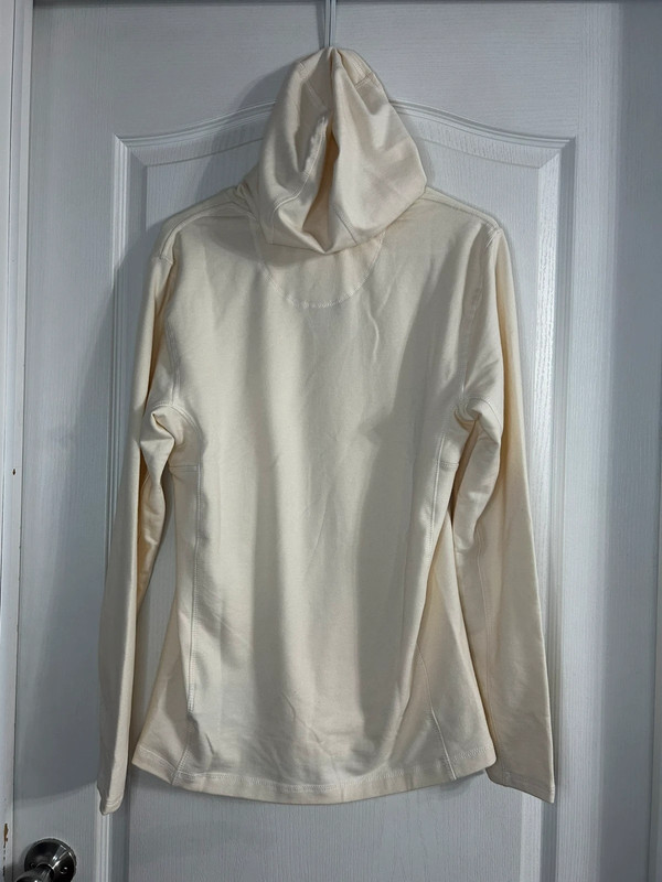 The North Face Terry Hoodie Gardenia White NWT Size S.  2783 5