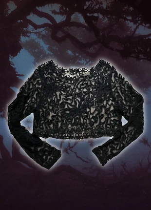 mesh crop top vintage, merk: Vintage Dressing, staat: Heel goed, maat: M / 38 / 10, € 15,55, € 17,03 inclusief Kopersbescherming