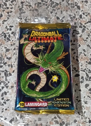 Pack x 5 Lamincard dragonball Limited Edition Shenron Sealed, marque: Dragon Ball, état: Très bon état, 10,00 €, 11,20 € Protection acheteurs incluse