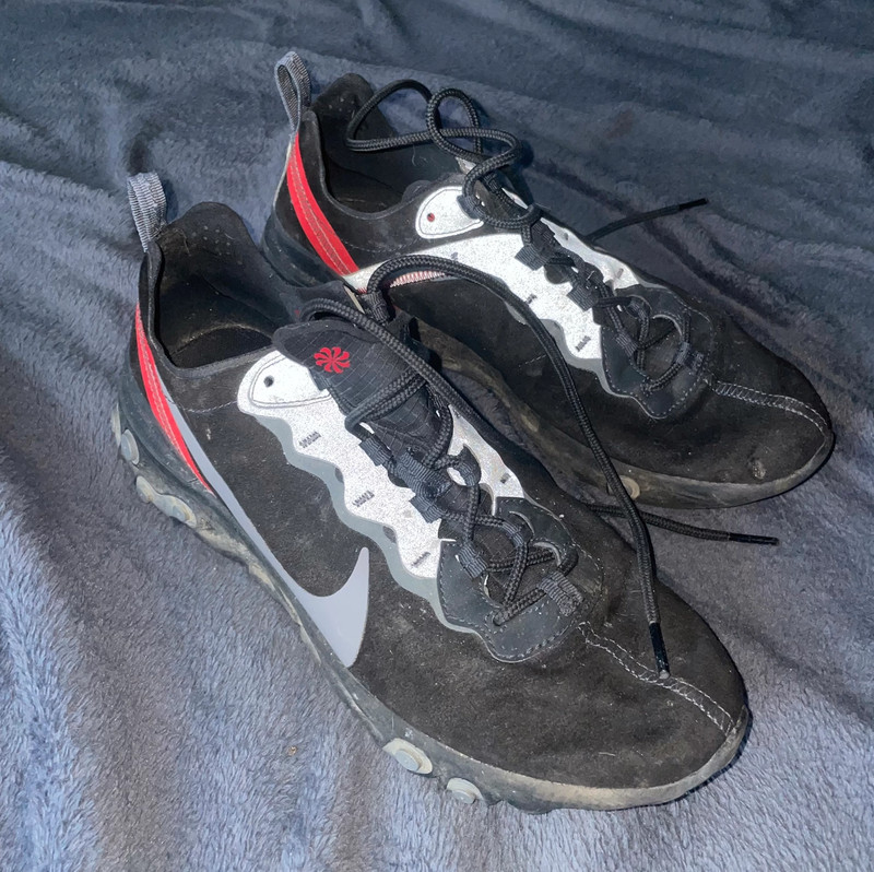 All black nike react element shop