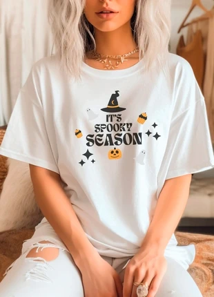 Camiseta Halloween Spooky Season, marque: Mr PandaCoon, état: Neuf avec étiquette, taille: M / 38 / 10, 16,00 €, 17,50 € Protection acheteurs incluse