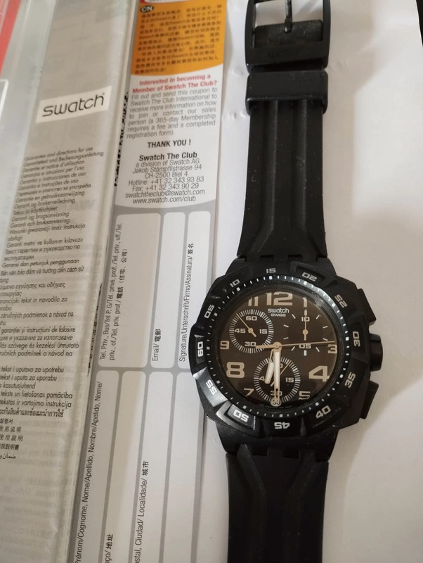 Swatch mister chrono hotsell