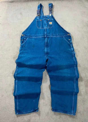 Salopette / Dungarees Carhartt vintage en jean bleu, marke: Carhartt, zustand: Sehr gut, größe: 4XL, 79,90 €, 84,60 € beinhaltet Vinted-Käuferschutz Pro