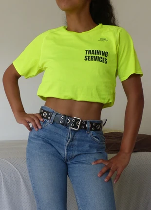 Tshirt fitness jaune fluo, brand: Kalenji, condition: New with tags, size: M, €2.00, €2.80 includes Buyer Protection