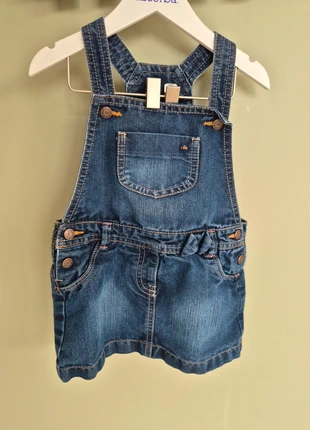 Robe salopette en jean fille 18 mois, marca: Kitchoun, estado: Muito bom, tamanho: 12-18 meses / 80 cm, €2.00, €2.80 inclui Proteção do Comprador