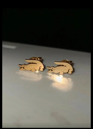 Boucle d'oreilles doré, marque: Lacoste, état: Très bon état, 10,00 €, 11,20 € Protection acheteurs incluse
