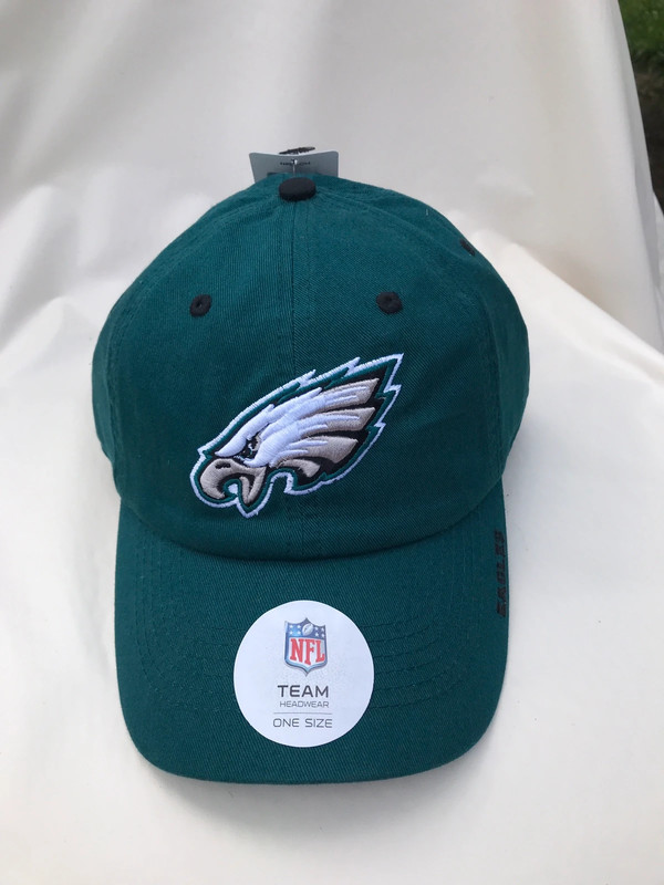 NFL Team Apparel Reebok Philadelphia Eagles Baseball Hat Cap Green 1