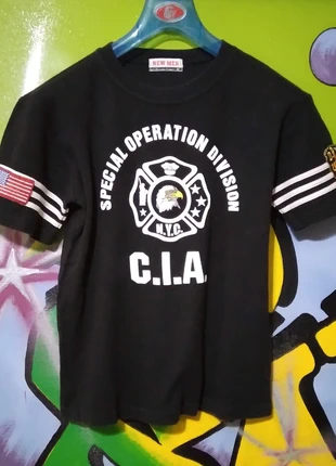 Tshirt c.i.a nyc, merk: New Men, staat: Heel goed, maat: M, € 7,00, € 8,05 inclusief Kopersbescherming