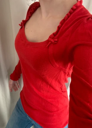 Pull rouge Morgan, marque: Morgan, état: Très bon état, taille: S / 36 / 8, 7,00 €, 8,05 € Protection acheteurs incluse