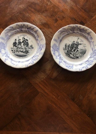 2 assiettes Choisy Le Roi Vintage, marque: Choisy le Roi, état: Bon état, 9,00 €, 10,15 € Protection acheteurs incluse