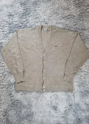 Cardigan vintage Lacoste Chemise G Beige 100% Acrylique Made in Spain 80s/90s, marke: Lacoste, zustand: Gut, größe: XXL, 30,00 €, 32,20 € beinhaltet Vinted-Käuferschutz Pro