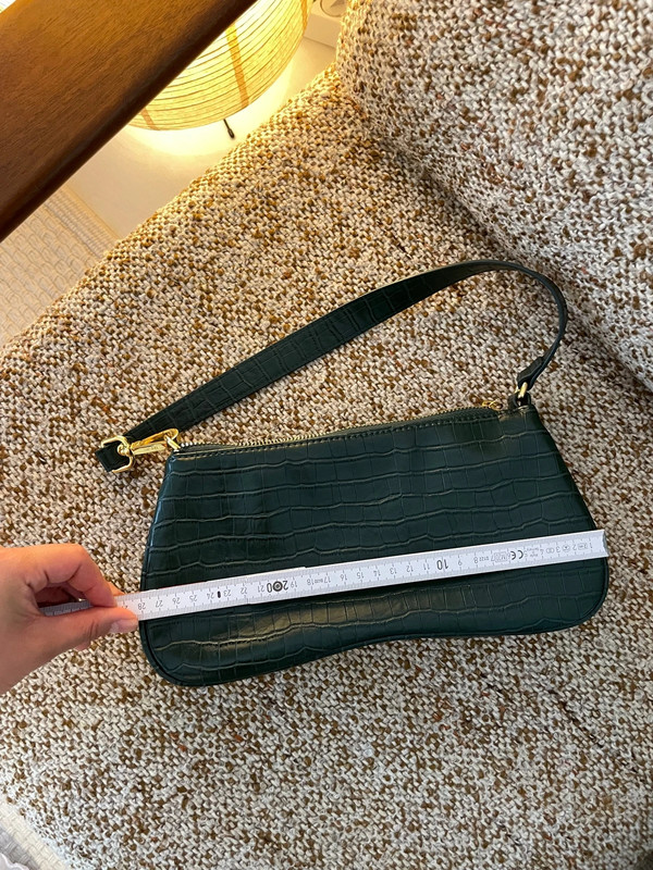 JW PEI Eva Schultertasche Baguette Tasche Dunkelgrun Vinted