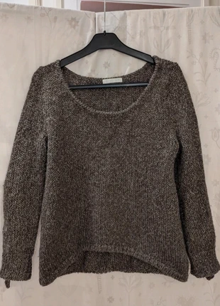 Pull Promod marron glacé à fils métallisé, 34, très bon état, marke: Promod, zustand: Sehr gut, größe: XS / 34 / 6, 5,00 €, 5,95 € inklusive Vinted-Käuferschutz