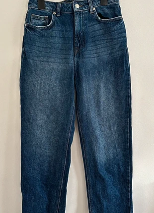 F&F High-Rise Straight Leg Jeans UK 10 EUR 38 - Cropped Raw Hem Denim, brand: F&F, condition: Very good, size: S / UK 8-10, £7.99, £9.09 includes Buyer Protection