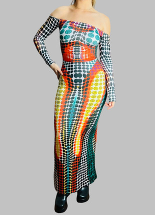 vestido mapa del calor corporal, marque: y2k, état: Très bon état, taille: S / 36 / 8, 10,00 €, 11,20 € Protection acheteurs incluse