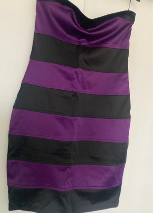 Vestido gótico alternativo franjas morado y negro, marque: Local, état: Très bon état, taille: S / 36 / 8, 5,00 €, 5,95 € Protection acheteurs incluse