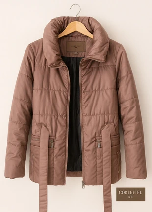 Abrigo acolchado marrón con cinturón – Cortefiel Woman Talla XL, marque: Cortefiel, état: Neuf sans étiquette, taille: XL / 42 / 14, 12,00 €, 13,30 € Protection acheteurs incluse