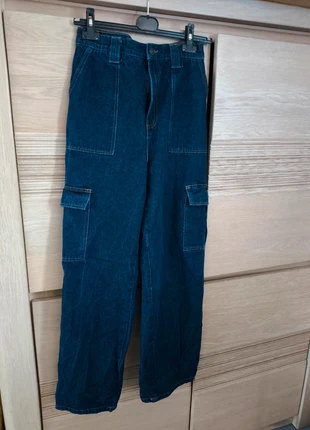 Jeans large cargo jambes droites, marque: ardene, état: Très bon état, taille: 16 ans / 176 cm, 12,00 €, 13,30 € Protection acheteurs incluse