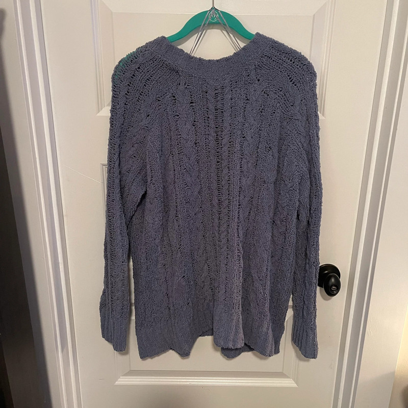 l.a hearts blue knit sweater 3