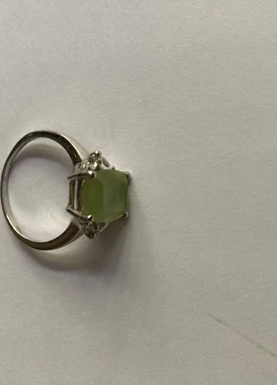 Nephrite ring size T, condition: New without tags, size: 18.1 mm / P½, £8.00, £9.10 includes Buyer Protection