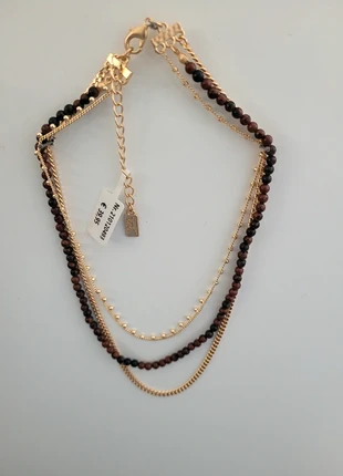 Collier ras de cou 3 chaînes., brand: Leslii, condition: New with tags, €10.00, €11.20 includes Buyer Protection