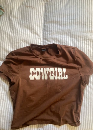 Camiseta Crop Cowgirl, marca: Shein, estado: Muy bueno, tamaño: S / 36 / 8, 2,50 €, 3,33 € Protección al comprador incluida