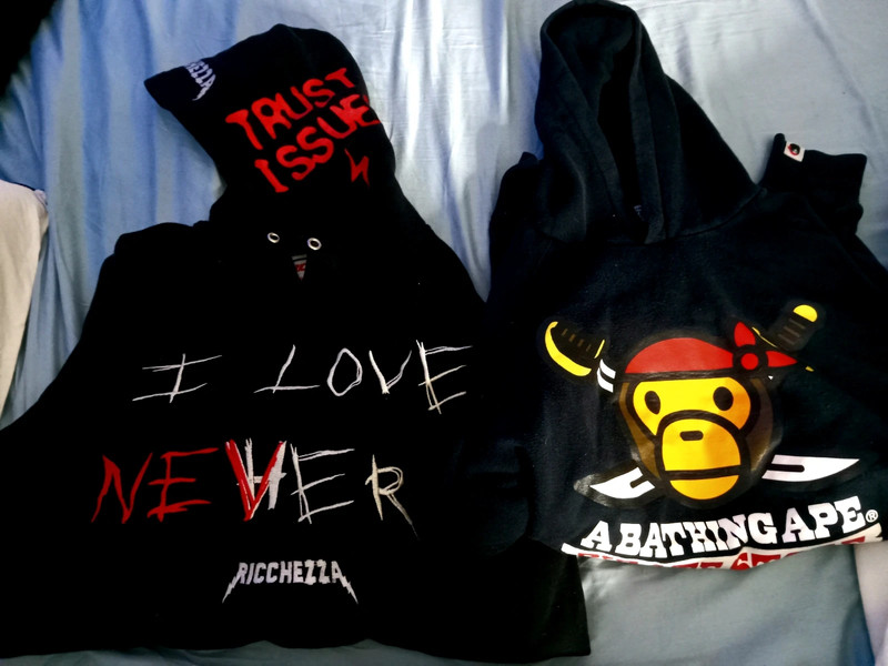 Bape & Rocchezza hoodies 1