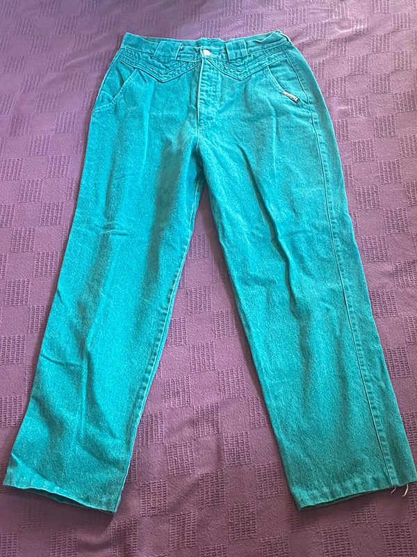 Roughrider by Circle T Western Teal High Rise Jeans 2