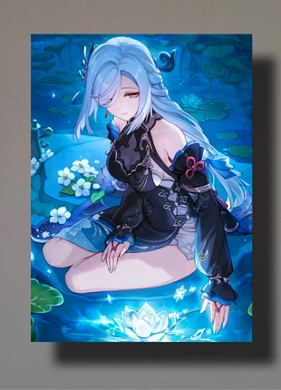 Genshin impact shenhe affiche poster A4, marque: Genshin impact, état: Très bon état, 5,50 €, 6,48 € Protection acheteurs incluse