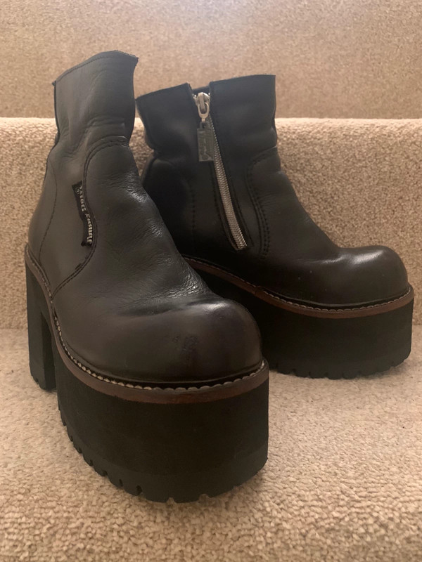 90s black 2024 platform boots